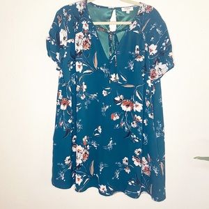 Umgee Medium shirt sleeve tunic dress